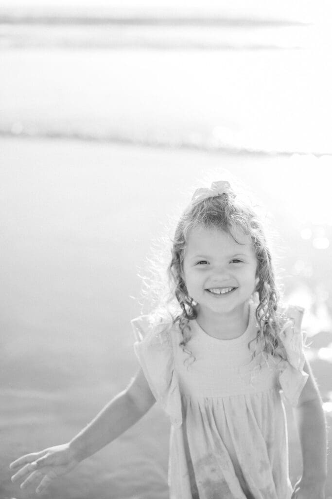 A photo of a little girl taken by a South bay photographer.